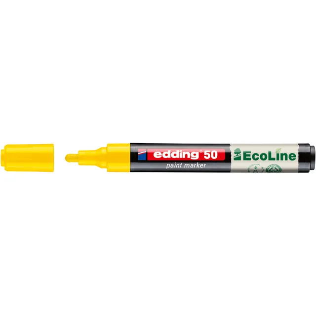 Edding Paintmarker edding 50 EcoLine op waterbasis 2-3mm geel