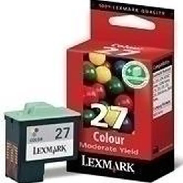 Lexmark No.27 Moderate Use Color Print Cartridge BLISTER