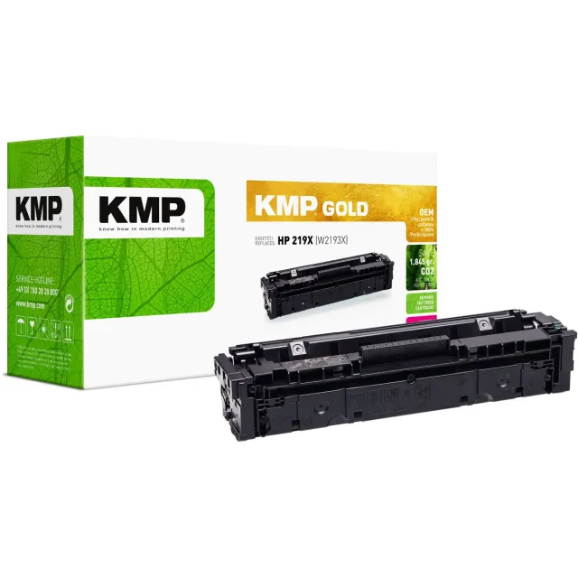 KMP Toner vervangt HP HP 219X / W2193X Compatibel Magenta 2500 bladzijden 2571,6506