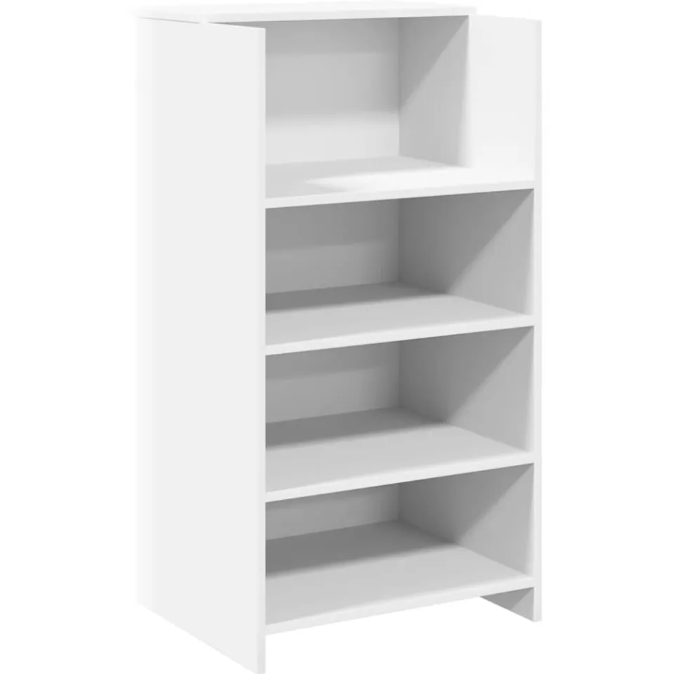 vidaXL Receptiebalie wit 55x50x103,5 cm bewerkt hout, foto 3
