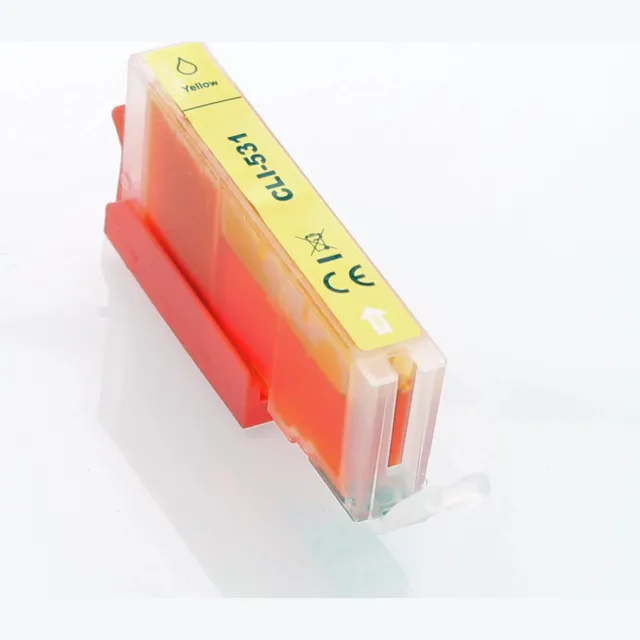 ABC huismerk inkt cartridge geschikt voor Canon CLI-531Y geel Pixma TS8750 TS8751