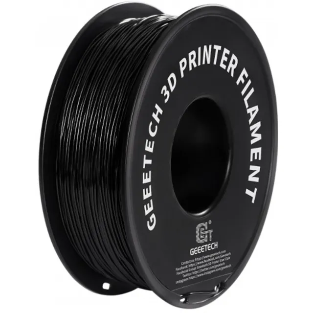 Geeetech TPU Filament 1.75mm Zwart – Flexibel 3D Printer Filament – Hoge Elasticiteit – 1KG