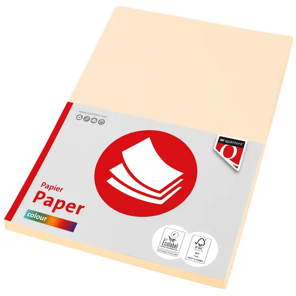 Quantore Kopieerpapier Quantore Colour A4 120gr creme 100 vel