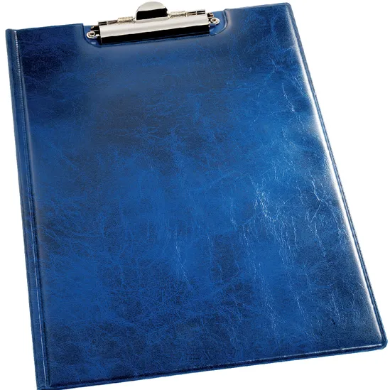 Klembordmap Durable 2355 A4 met kopklem en insteek blauw