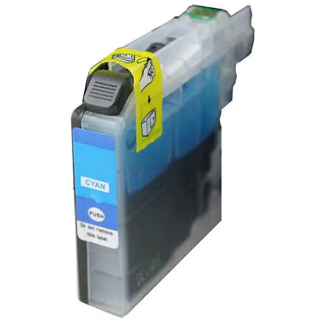 Inktkenners Inktcartridge Geschikt voor Brother LC225 / LC227 | 1x Cyaan Geschikt voor DCP-J4120DW - MFC-J4420DW - MFC-J4425DW - MFC-J4620DW - MFC-J4625DW