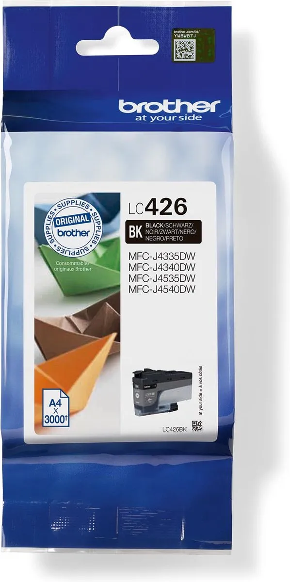 Brother Inktcartridge brother lc-426bk zwart | 1 stuk | 5 stuks