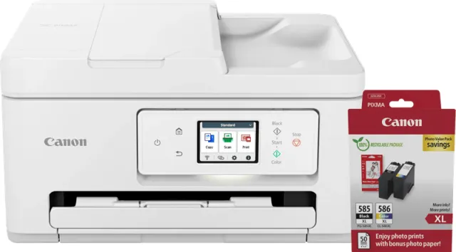 Canon PIXMA TS7750i + 1 set extra XL cartridges + fotopapier