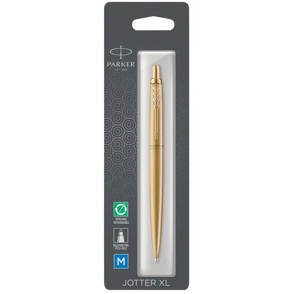 Parker Balpen Parker Jotter XL Monochrome gold medium blister à 1 stuk