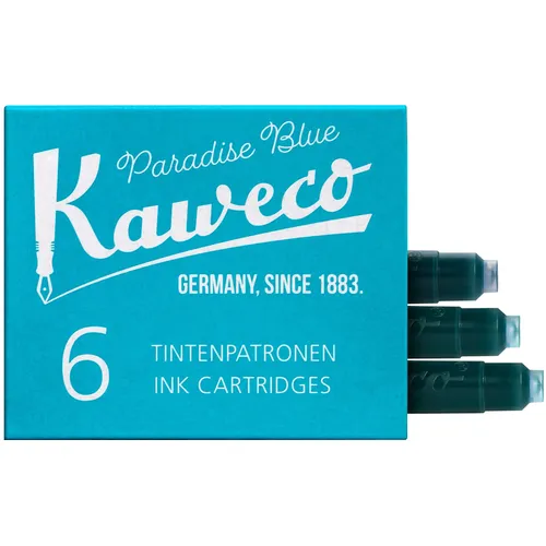 Kaweco Inktpatroon Kaweco turquoise doosje à 6 stuks