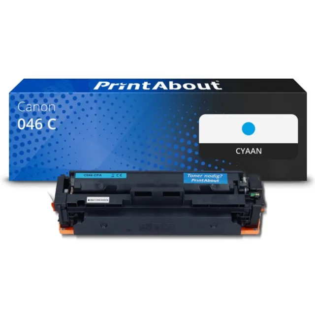 PrintAbout Huismerk Canon 046 C Toner Cyaan