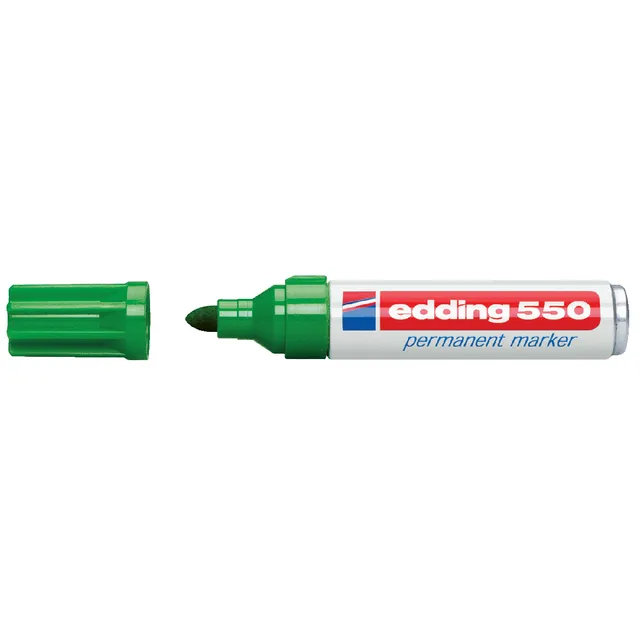 Edding Viltstift edding 550 rond 3-4mm groen