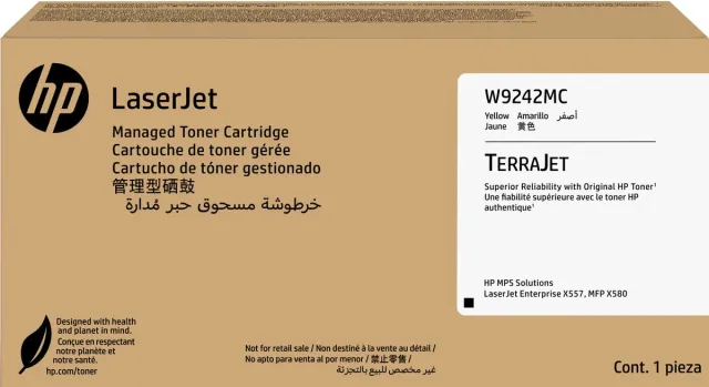 HP LaserJet W9242MC Managed originele -tonercartridge geel