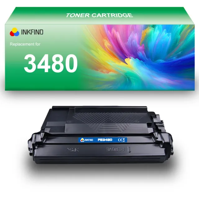 INKFIND TN-3480 tonercartridge compatibel met Brother 3480 TN3480 TN-3480 - 1-pack Zwart XL Zwart x 1