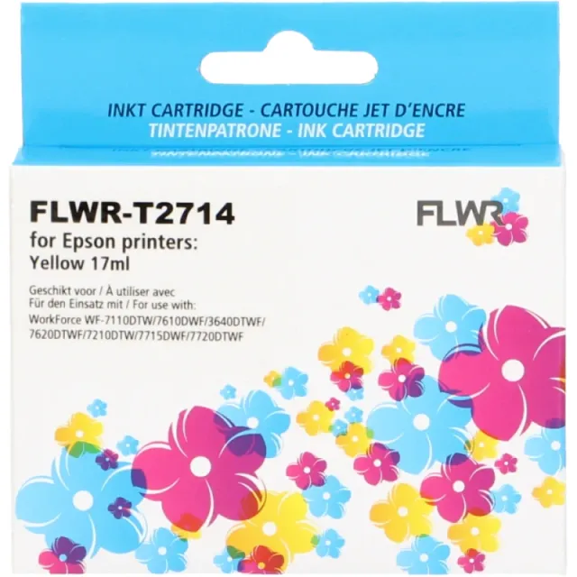 FLWR Epson 27XL T2714 geel (Huismerk (compatible))