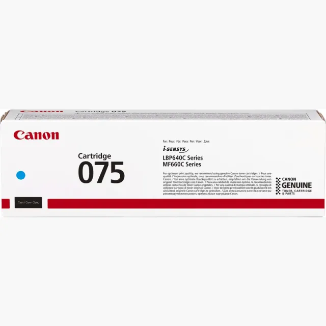Canon 075 toner cyaan