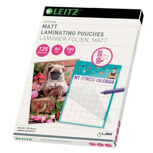 Leitz Lamineerhoes Leitz iLAM A4 2x125micron EVA Mat 100stuks