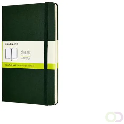 Moleskine Notitieboek Moleskine large 130x210mm blanco hard cover myrtle green