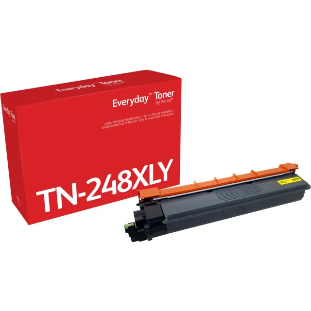 Xerox Toner vervangt Brother TN248XLY Compatibel Geel 2300 bladzijden Everyday™ 006R04878 Kleurloos