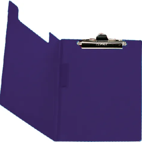 Klembordmap Bantex met klem en penlus donkerblauw