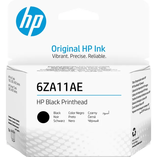 HP Original Ink Cartridge HP 6ZA11AE Black Zwart