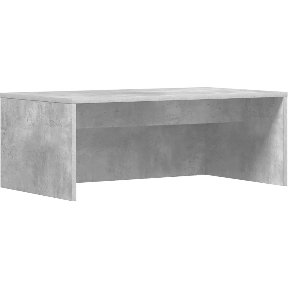 vidaXL Wandbureau Beton Grijs 80 x 45 x 30 cm Bewerkt hout, foto 3