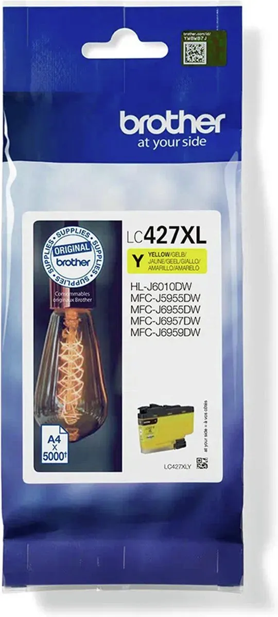 Brother LC-427XLY inktcartridge geel
