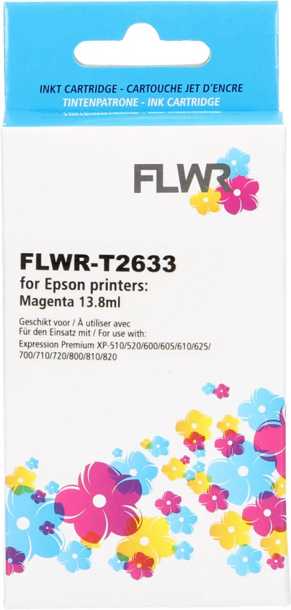 FLWR Inktcartridge / 26XL / Magenta - Geschikt voor Epson