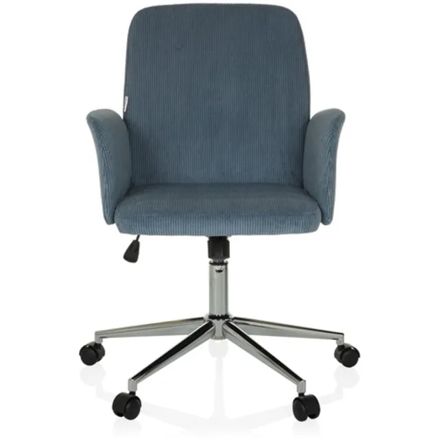 hjh office Bureaustoel / draaistoel / kuipstoel SOLAO CORD stof mint hjh OFFICE Blauw Grijs