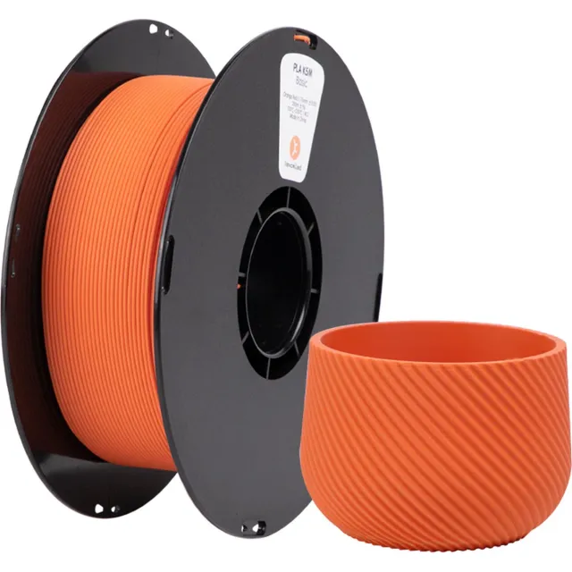 kexcelled PLA Mat Oranje-Rood/Matte Orange-Red 1.75mm 1kg 3D Printer filament Mat Oranje Rood/Mat Orange Red - PLA K5M 1kg