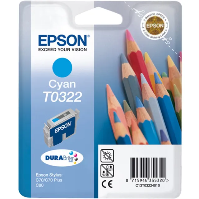 Epson T032 - Inktcartridge / Cyaan