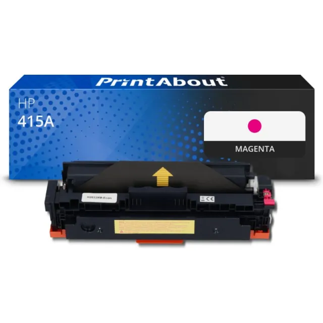 PrintAbout huismerk Toner 415A (W2033A) Magenta Geschikt voor HP
