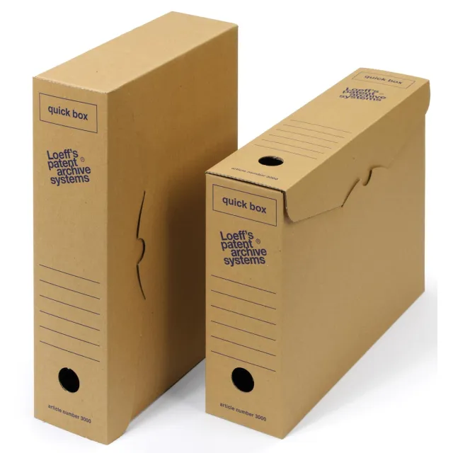 Loeffs Loeff's achiefdoos Quick box 335x240x80 mm Pak van 50 stuks