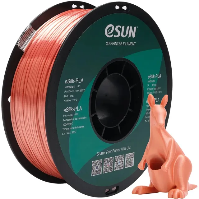 ESUN ePLA-Silk Roségoud / Rose gold - 1 kg - 1.75 mm - 3D printer en 3D pen filament