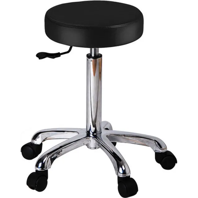Collini Easyseat de Luxe Ergonomische Tabouret Zwart | Professionele Werkkruk | Verstelbare Salonkruk