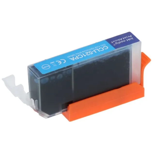PrintAbout huismerk Inktcartridge CLI-521C Cyaan geschikt voor Canon