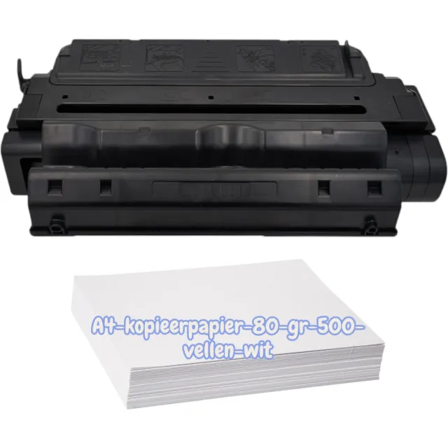 KATRIZ Huismerk Toner C4182X (HP 82X) – Zwart – 22.000 Pagina’s + Kopieerpapier-A4-80GR-500vellen-wit– Geschikt voor HP Laserjet 8100/8100DN/8100MFP/8100N/ 8150/8150DN/ 8150HN/ 8150MFP/8150N/Mopier 320