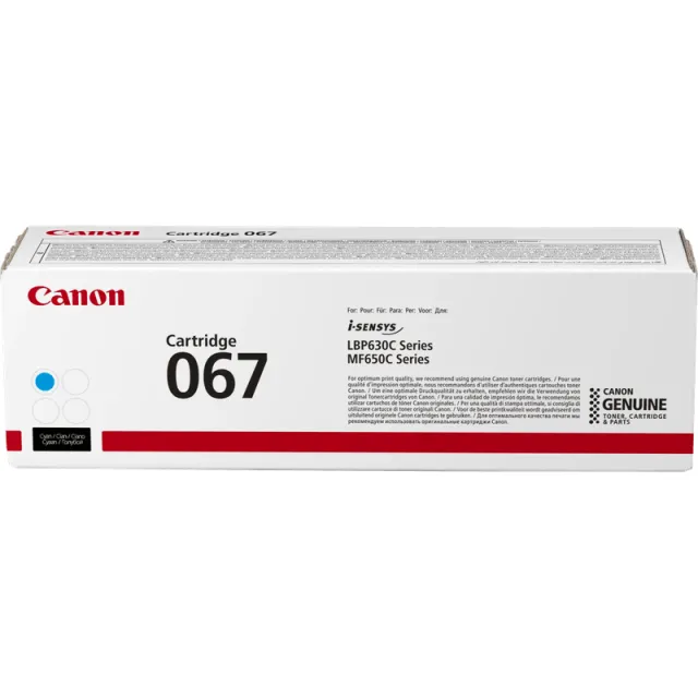 Canon 067 Toner Cyaan Transparent