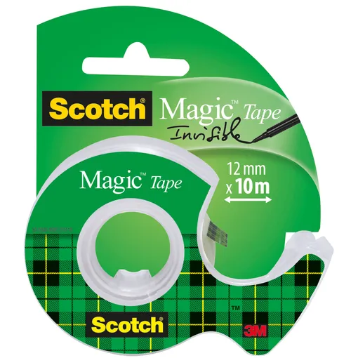 Scotch Plakband Scotch Magic 810 12mmx10m onzichtbaar + plakbandhouder