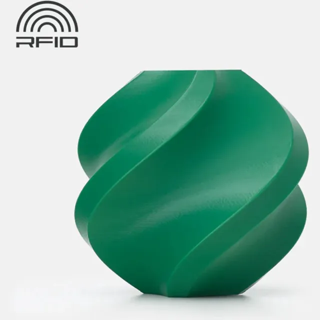 BAMBU LAB PLA Basic - met spoel - 1KG - filament - Mistletoe Green Groen