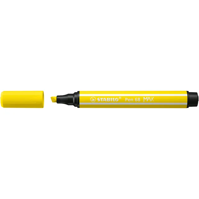 Stabilo Viltstift STABILO Pen 68/24 Max citroengeel