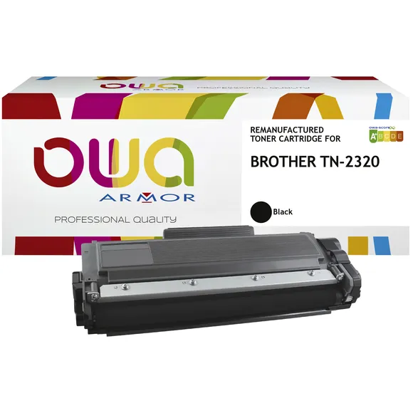 OWA Toner OWA alternatief tbv Brother TN-2320BK zwart