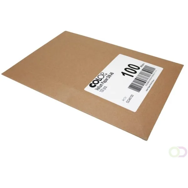 Colop Papiervellen Colop EOS vellum A6 semi transparant