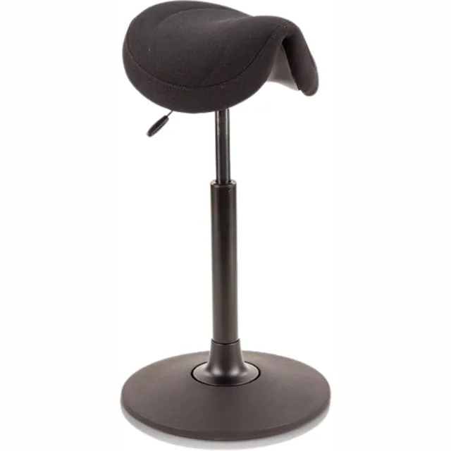 Score Polo Amazone Ergonomische Zadelkruk – Trevira Zwart ZwartZwart