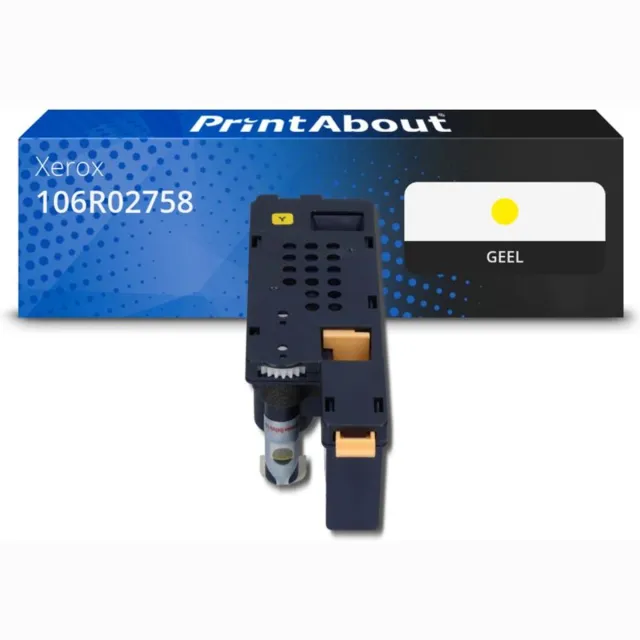 PrintAbout Alternatief voor de Xerox 106R02758 / geel