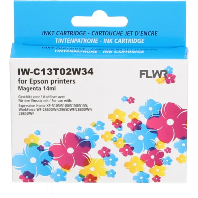 FLWR Inktcartridge / 502XL / Magenta - Geschikt voor Epson