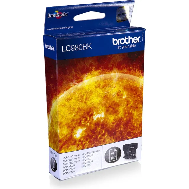 Brother LC-980BK Inkcartridge - Zwart