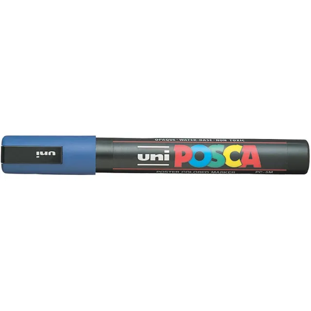 Uni POSCA paintmarker PC-5M, 1,8 - 2,5 mm, donkerblauw