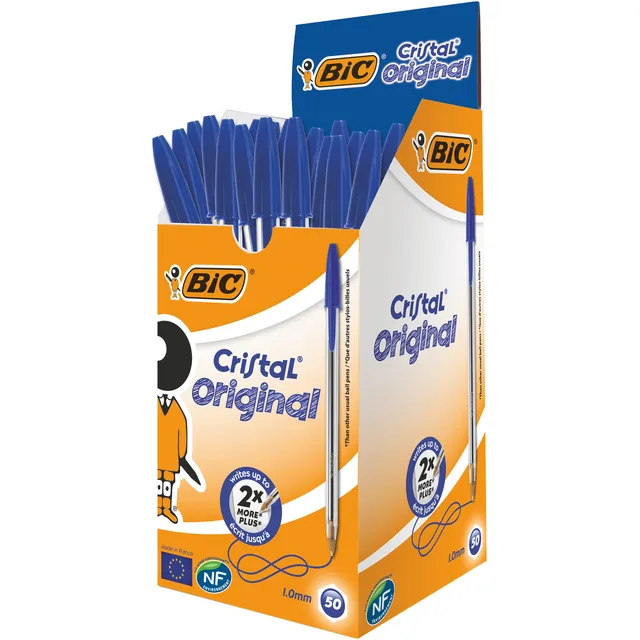 Bic Balpen Bic Cristal medium blauw