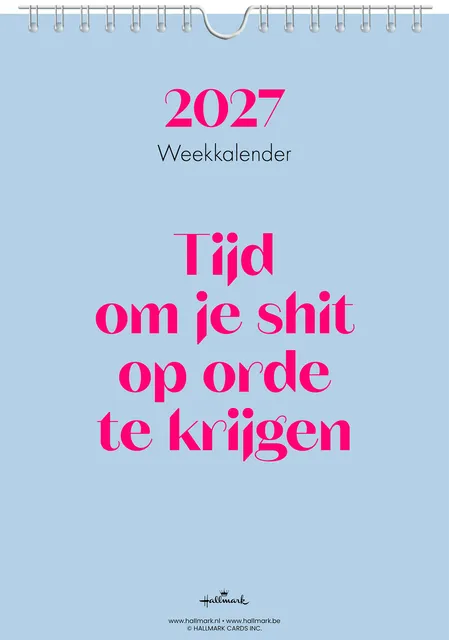 Hallmark Weekkalender 2027 &C 165x230mm nederlands