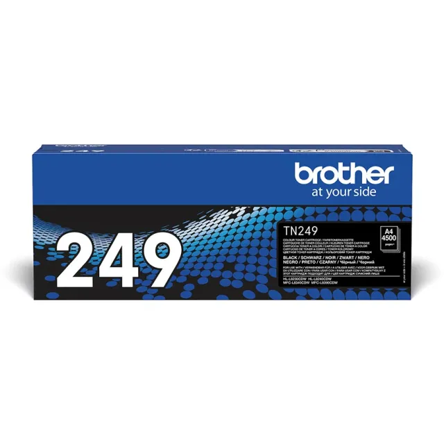 Brother TN-249BK Black Toner Cartridge Zwart